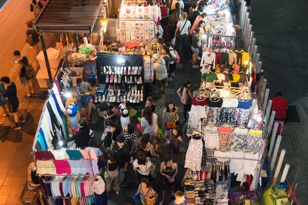 Night market at Siam Square shopping center — Stock Photo, Image