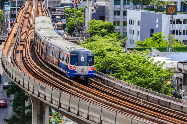 Bangkok Tailândia Agosto Transporte Capital Por Bangkok Mass Transit System — Fotografia de Stock