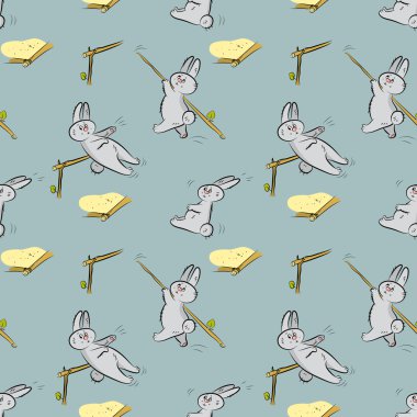 Farklı yabani tavşan ile Seamless Modeli