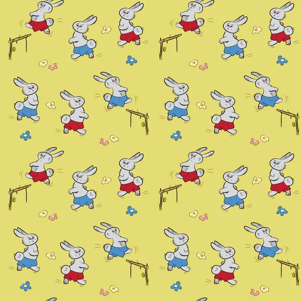 Yabani tavşan ve spor ile Seamless Modeli