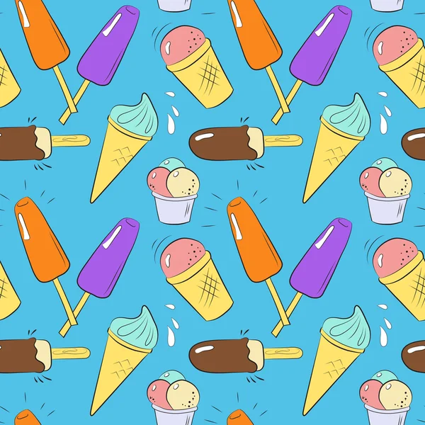 Desen farklı dondurma ile