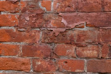 eski kırmızı tuğla duvar