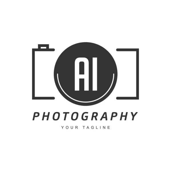 Разработка Логотипа Иконкой Камеры Концепция Логотипа Фотографии — стоковый вектор