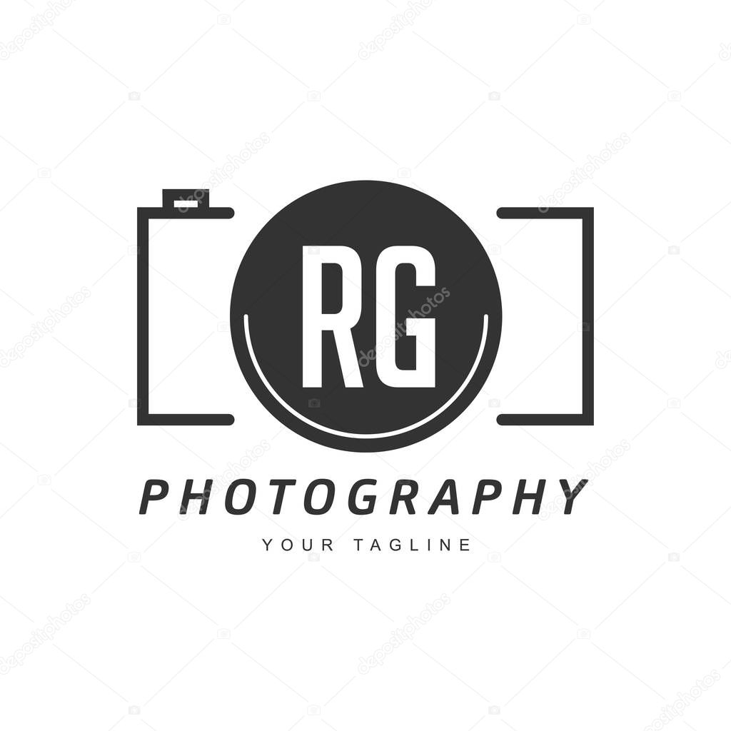 Rg Letter Logo Design With Camera Icon Photography Logo Concept Larastock Rg Letter Logo Design With Camera Icon Photography Logo Concept Larastock