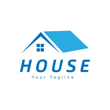 Ev Logosu Grafik Tasarım Şablonu Vektörü İzole Resimleri