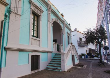 Diso, Apulio, İtalya - 22 Nisan 2018 San Filippo ve Giacomo 'yu onurlandırmak için disko.