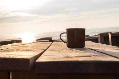 Emaye kupa bornoz masada