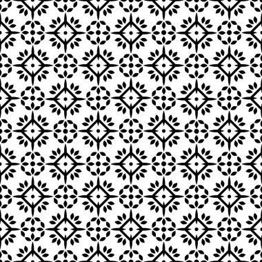 Siyah ve beyaz Dikişsiz desen bırakır.