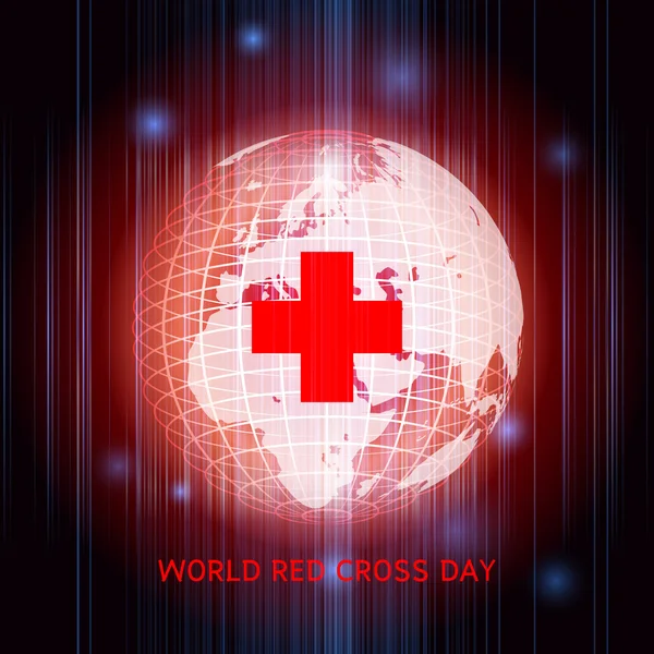 Día Mundial de la Cruz Roja — Archivo Imágenes Vectoriales