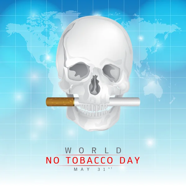 31 de mayo Día mundial sin tabaco — Archivo Imágenes Vectoriales