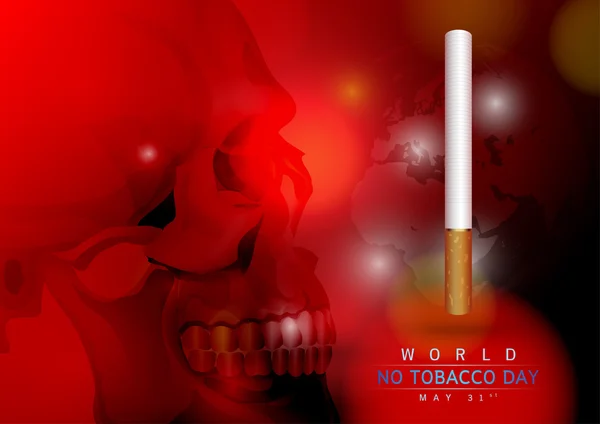 Mundo no día del tabaco — Archivo Imágenes Vectoriales