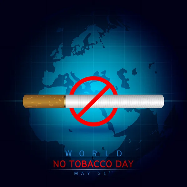 Mundo no día del tabaco — Archivo Imágenes Vectoriales
