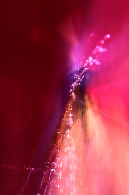 Lens ile kırmızı parlama aydınlatma soyut resim