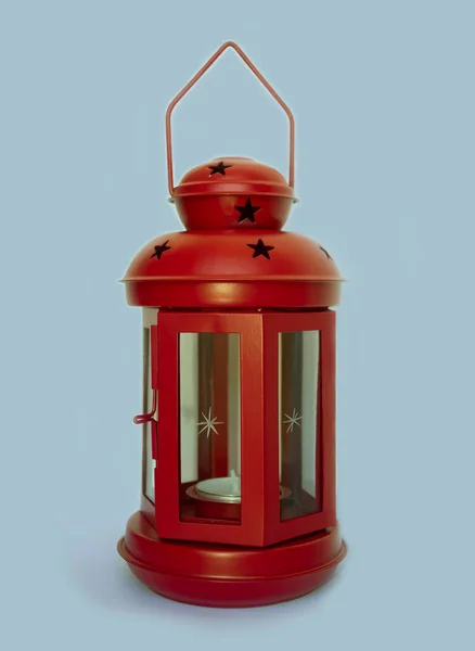 Isolated Red Christmas Lantern Christmas Holidays — Stock Photo, Image