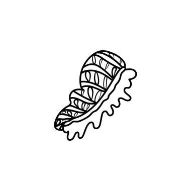 deniz kabuğu bivalf karalaması!