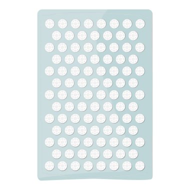 Masaj Mat. Kendine masaj aplikatörü izole görüntü. Sağlıklı bir yaşam tarzı için bir aksesuar. Vektör illüstrasyonu, düz