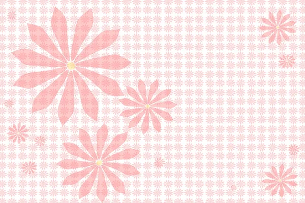 Dulces Flores Rosa Hermosa Colección Para Diseño — Vector de stock