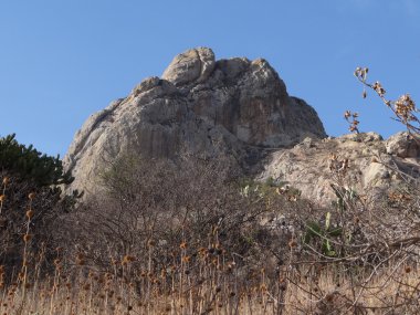 Queretaro, Meksika'daki Bernal tepe monolith