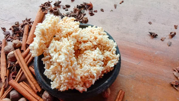 Photos Authentic Indonesian Spices Cinnamon Anise Cumin Nutmeg — ストック写真