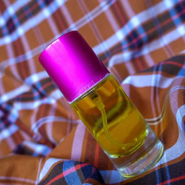 Perfume Two Tone Plaid Background — Stok fotoğraf