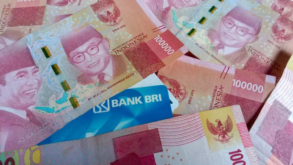 January 2020 Photo Photo Rupiah Namely Currency Indonesia Wadaslintang Wonosobo — Fotografia de Stock