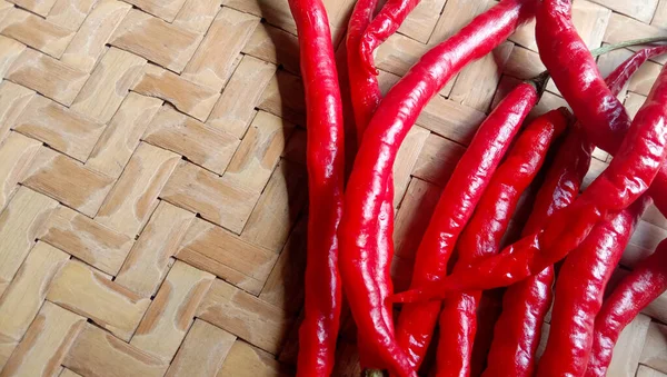 Duże Świeże Zdjęcia Czerwonych Chili Zdjęcia Chili — Zdjęcie stockowe
