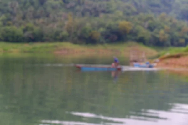 Foto Borrosa Atmósfera Atracción Turística Del Embalse Kumejing — Foto de Stock