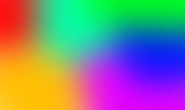 Çeşitli parlak renklerle Gaussian bulanık arkaplan illüstrasyon tasarımı