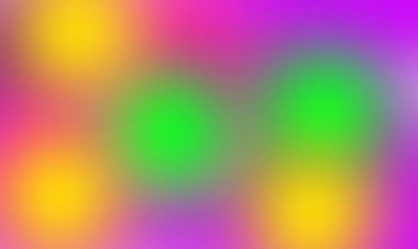 Çeşitli parlak renklerle Gaussian bulanık arkaplan illüstrasyon tasarımı