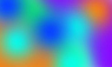 Çeşitli parlak renklerle Gaussian bulanık arkaplan illüstrasyon tasarımı