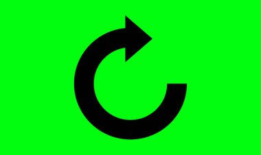 Ok tasarım ögeleri, basit simge tasarımı ve kullanımı kolay çünkü yeşil ekran kullanıyor