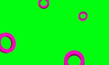 Renkli 3d daire tasarım elementleri, tasarım ihtiyaçlarınız için mükemmel