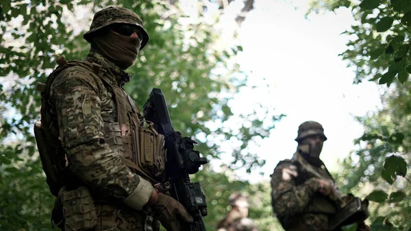 Camuflaje Del Ejército Guerra Soldado —  Fotos de Stock