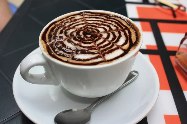 A cup of cappuccino — Stock Photo, Image