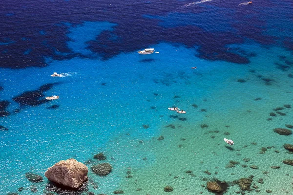 View on the sea from the Devil's Saddle — Stock fotografie