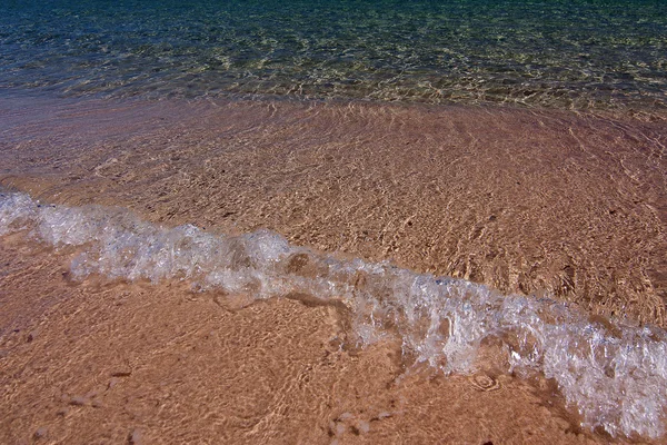 Crystal sea water in Pinus Village, Sardinia. — Stock Photo, Image