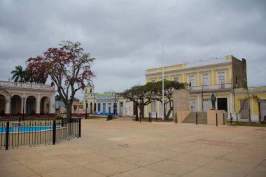 Modern şehrin güzel mimarisi