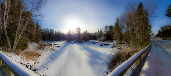 Beautiful View Snowy Winter Landscape — Stock Photo, Image