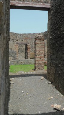 Pompeii şehrinin antik kalıntıları