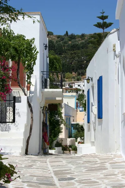Arhitectură Tipică Greacă Santorini Greece — Fotografie, imagine de stoc