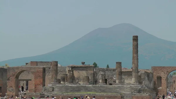 Ruinas Antiguas Ciudad Pompeya — Foto de Stock