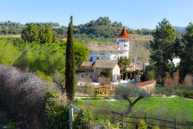 Eski şehrin güzel manzarası 