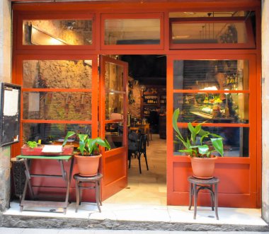 Barselona 'nın güzel manzarası, İspanya 