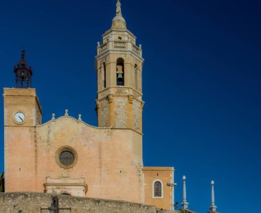 İspanya 'nın eski Sitges kasabası