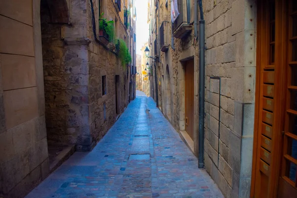 Bela Vista Cidade Velha Girona Itália — Fotografia de Stock