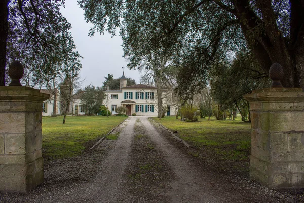 Belle Vue Sur Vieux Château Médoc France — Photo