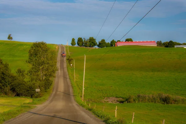 Landsväg Höstdagen — Stockfoto