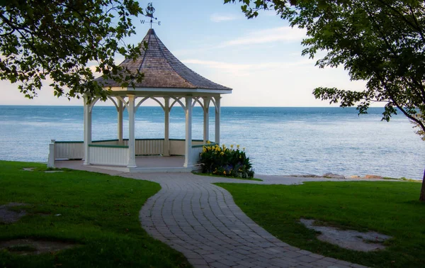 Belle Vue Sur Mer Avec Pavillon — Photo