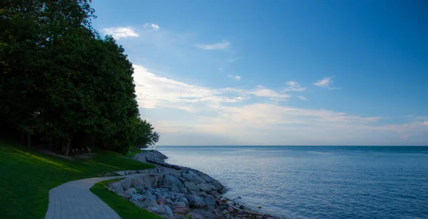 Belle Vue Sur Mer Lever Soleil — Photo