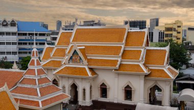 Bangkok, Tayland - 25 Ekim 2025: Bangkok şehir binaları ve mimari manzarası